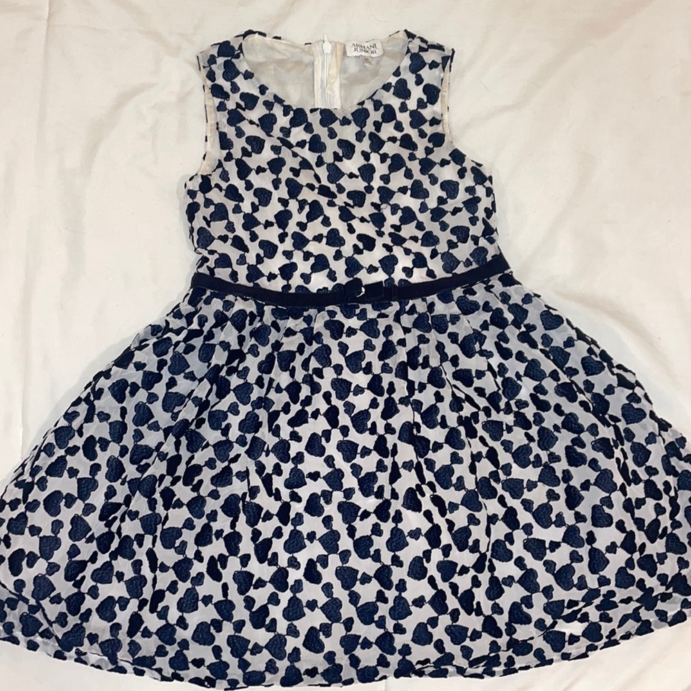 Armani Junior dress : 6A (118cm) : White/Navy